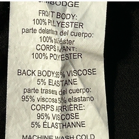 Nwt Michael Kors women’s size 2X & 1x & xl sleeveless layered woven black top - Picture 5 of 7